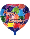 Balónek nafukovací Happy Everyday srdce 1ks
