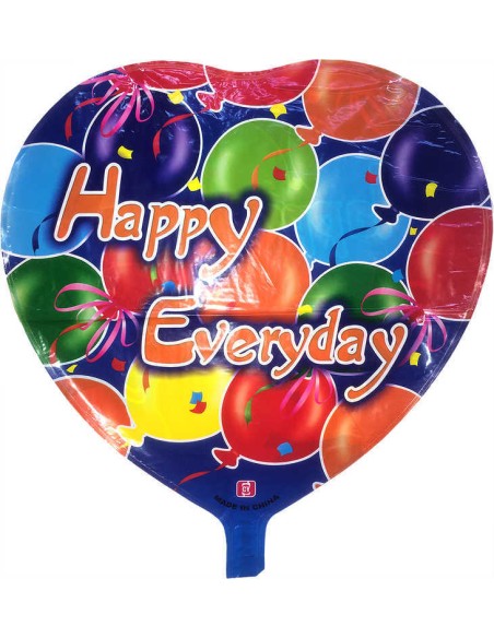 Balónek nafukovací Happy Everyday srdce 1ks