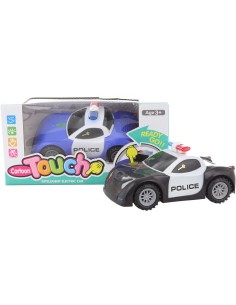 Auto policie plastové jezdí na baterie Zvuk 2 barvy v krabici