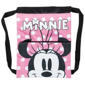 Sáček na přezůvky Minnie Mouse sportovní stahovatelný vak na záda 27x33cm