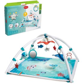 TINY LOVE Baby hrací deka s hrazdou Oceán na baterie Světlo Zvuk pro miminko