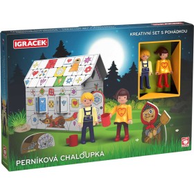 EFKO IGRÁČEK Perníková chaloupka kreativní set se 2 figurkami a pohádkou