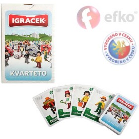 EFKO IGRÁČEK Kvarteto dětská karetní hra