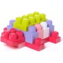 FISHER PRICE MEGA BLOKS Stavebnice 60 dílků v plastové tašce pro holky