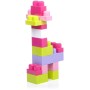 FISHER PRICE MEGA BLOKS Stavebnice 60 dílků v plastové tašce pro holky