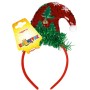 KARNEVAL Čelenka vánoční Santa *KARNEVALOVÝ DOPLNĚK*