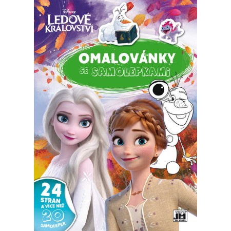 JIRI MODELS Omalovánky A4+ Frozen (Ledové Království)