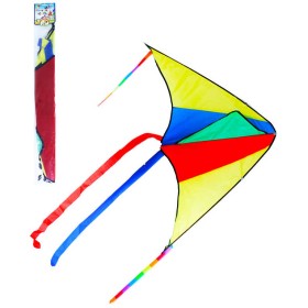 Drak létající nylonový 110x63cm jednošňůrový barevný