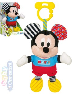 CLEMENTONI PLYŠ Baby Mickey Mouse myšák kousátko Zvuk *PLYŠOVÉ HRAČKY*