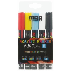 Fix akrylový popisovač 2mm barevný marker set 5ks dekorační