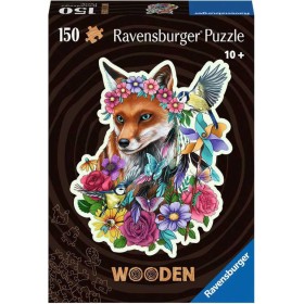 RAVENSBURGER DŘEVO Puzzle 150 dílků Barevná liška 27x20cm skládačka
