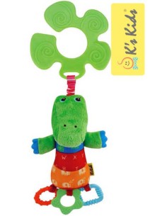 K´S KIDS Krokodýl KrokoBloko Textilní S úchytem Na kočárek BABY