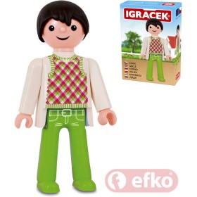 EFKO IGRÁČEK Strýček figurka 7,5cm rodina v krabičce STAVEBNICE