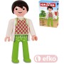 EFKO IGRÁČEK Strýček figurka 7,5cm rodina v krabičce STAVEBNICE