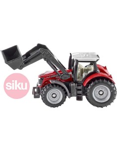 SIKU Model traktor Massey Ferguson s předním nakladačem 1:87 kov