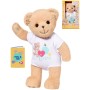 ZAPF BABY BORN Medvídek bílý obleček set s doplňky pro panenku PLYŠ