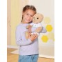 ZAPF BABY BORN Medvídek bílý obleček set s doplňky pro panenku PLYŠ