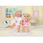 ZAPF BABY BORN Medvídek bílý obleček set s doplňky pro panenku PLYŠ