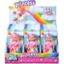 SIMBA Panenka Evička duhová princezna barevné vlásky 3 barvy