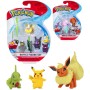 Pokémon Battle figurka set 3ks na kartě různé druhy plast
