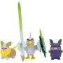 Pokémon Battle figurka set 3ks na kartě různé druhy plast