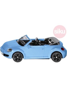SIKU Auto modré brouk VW The Beetle Cabrio model kov 1505