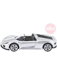 SIKU Auto osobní Porsche 918 Spider stříbrný model 1:55 kov