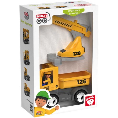 EFKO IGRÁČEK MultiGO BUILD set 2+1 figurka Igráček Stavbař s autem