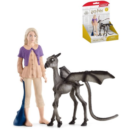 SCHLEICH Harry Potter set figurka Lenka Láskorádová a mládě Testrála plast