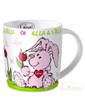 LUMPIN Hrníček dětský Ella a Stella 9cm s obrázkem keramický