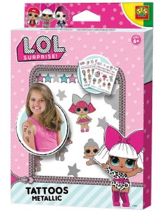 SES CREATIVE L.O.L. Surprise! Dětské metalické tetování holčičí