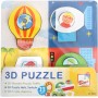 BINO DŘEVO Puzzle vkládací doprava 13 dílků 3D *DŘEVĚNÉ HRAČKY*
