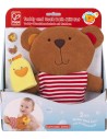 HAPE Baby žínka na umývání medvídek s kačenkou do vany na koupání