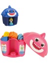 CLEMENTONI CLEMMY BabyShark kostky 6ks s figurkou v kyblíku pro miminko