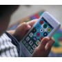 Telefon naučný baby dětský dotykový mobil moudrá sova s krytem na baterie Zvuk