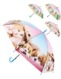 Deštník dětský s foto obrázkem pejsci a kočičky holčičí různé druhy