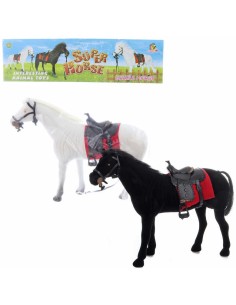 Koník fliškový se sedlem 2 barvy v sáčku flíska