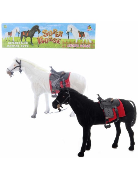 Koník fliškový se sedlem 2 barvy v sáčku flíska