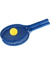 LORI 227 Set na soft tenis 2 modré rakety a míček 2 barvy plast