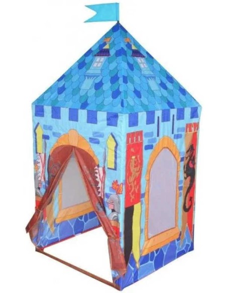 Stan dětský klučičí hrad pro malé rytíře 75x75x160cm v krabici