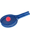LORI 227 Set na soft tenis 2 modré rakety a míček 2 barvy plast