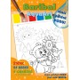 AKIM Omalovánky Stačí přidat vodu! Méďa Baribal set s barvami a štětcem