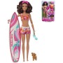 MATTEL BRB Panenka Barbie surfařka herní set s doplňky v krabici