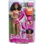 MATTEL BRB Panenka Barbie surfařka herní set s doplňky v krabici