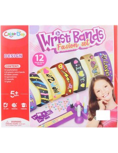 Výroba náramků s barevnými kamínky kreativní dětský set v krabici