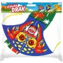 Drak létající plastový Monster 43x70cm dlouhý ocas 3 druhy