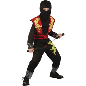 KARNEVAL Šaty NINJA vel. M (120-130 cm) 5-9 let KOSTÝM