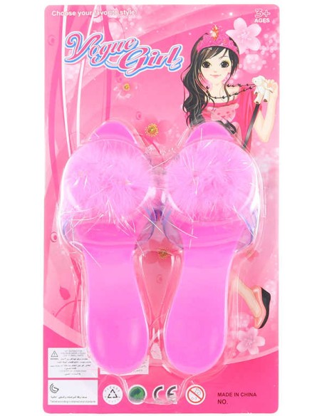 KARNEVAL Střevíčky pro princeznu růžové *KARNEVALOVÝ DOPLNĚK*