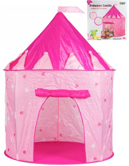 Stan princeznovský hrad 105x125x105cm růžový holčičí