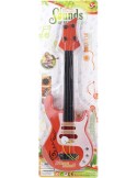 Kytara dětská rocková elektrická 44cm na kartě plast *HUDEBNÍ NÁSTROJE*